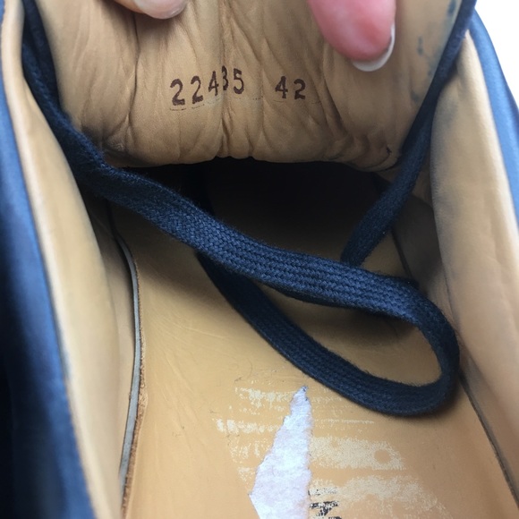 Magnanni leather sneaker trainer navy suede - Picture 8 of 8